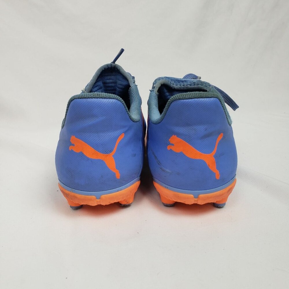 Puma Future Play FG/AG Sky Blue/Orange Girls Soccer Cleats Sz 4 EXCELLENT!!! - Picture 9 of 11